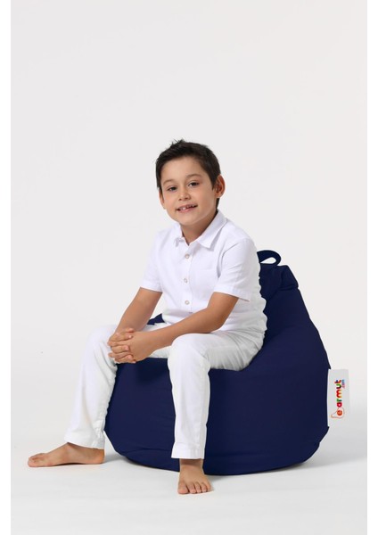 Premium Çocuk Armut Koltuk Lacivert