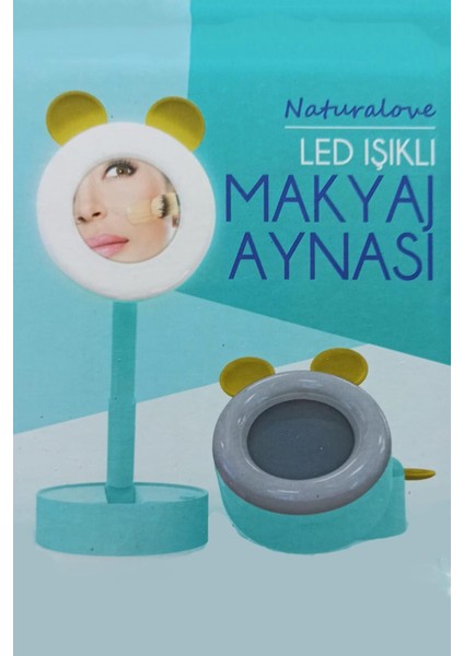 Naturallove Ledışıklı Katlanır Makyaj Aynası