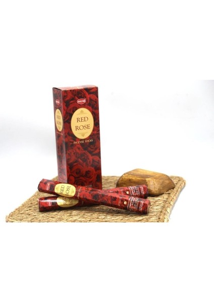 Hem Red Rose Çubuk Tütsü - Kırmızı Gül Kokusu (20 Adet)