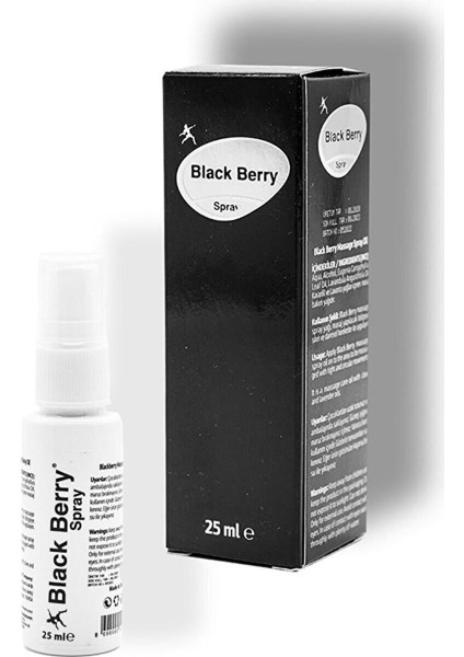 Maraton Prezarvatif Black Berry Bitkisel Sprey