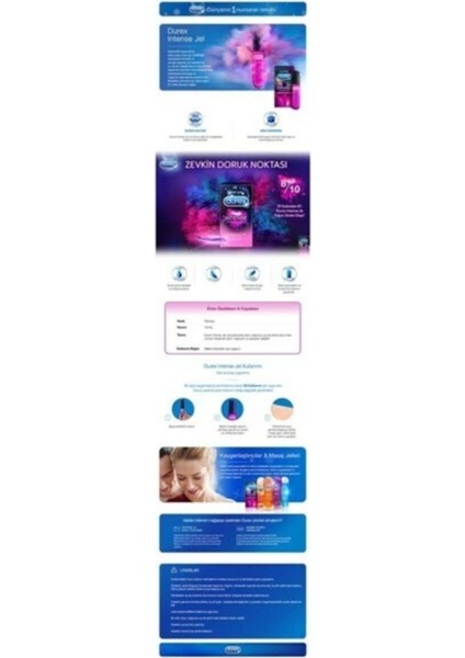 Intense Uyarıcı Jel 10 ml 20 Kullanım