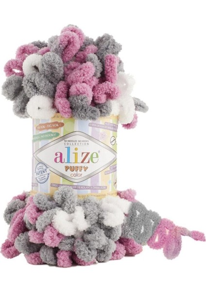 Puffy Color 6070 Böğürtlenli Gri Rengi 5 Adet
