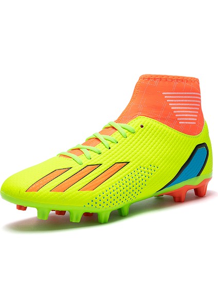 Futbol Sneaker Futsal Açık Eğitim Botları Erkek Futbol Profilli Yüksek Ayak Bileği Futbol Ayakkabısı (Yurt Dışından)