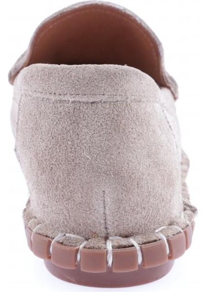 600-23Y Kadin Dikiş Detayli Metal Tokali Loafer Ayakkabi fırsatları