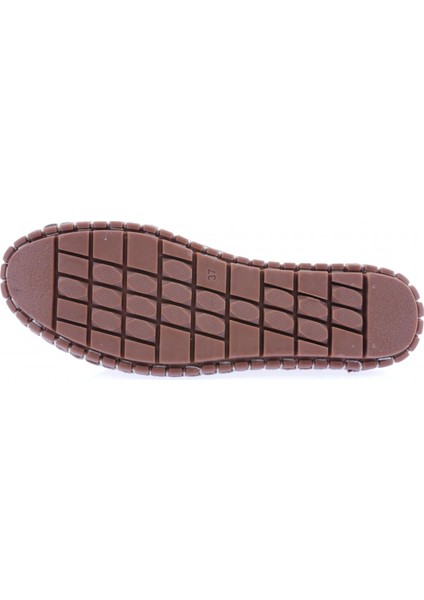 600-23Y Kadin Dikiş Detayli Metal Tokali Loafer Ayakkabi indirimleri