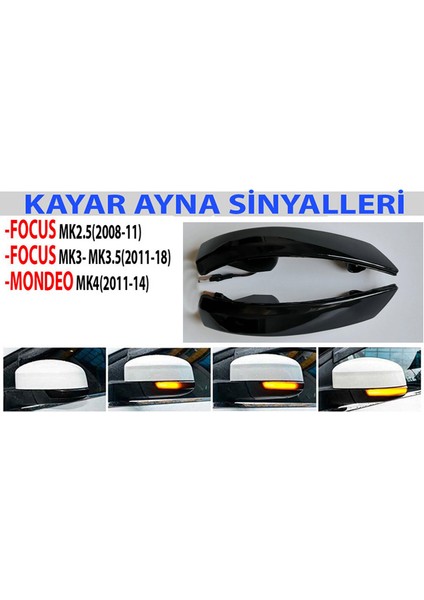 Focus Mk3.5 Ayna Sinyalleri - Focus Mk3.5 Kayar LED Sinyal