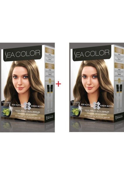 7.3 Fındık Kabuğu Set Boya 2 Kutu (Her Kutuda; 2 Tüp Boyası (2X50 Ml) +Oksidasyon 75ML