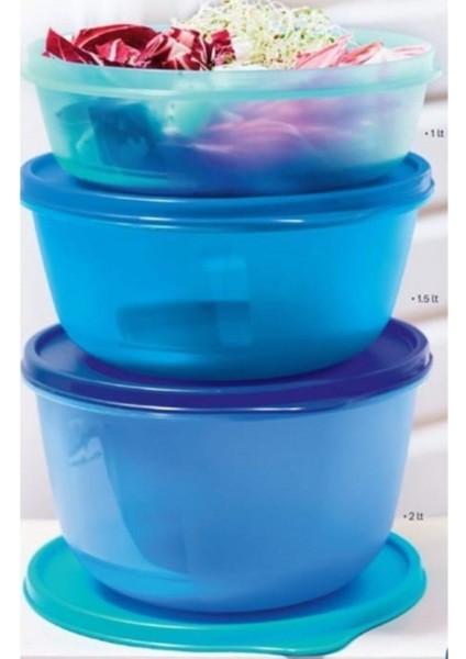 Mucize Şekerler Mavi 3'lü Set 2 Lt + 1,5 Lt + 1 Lt