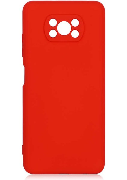 Xiaomi Poco X3 Kılıf Kadife Iç Yüzey Yumuşak Dokulu Kamera Korumalı Ince Silikon Kapak (Mara)