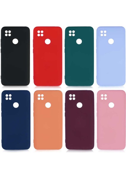 Xiaomi Redmi 9c Kılıf Kadife Iç Yüzey Yumuşak Dokulu Kamera Korumalı Ince Silikon Kapak (Mara)