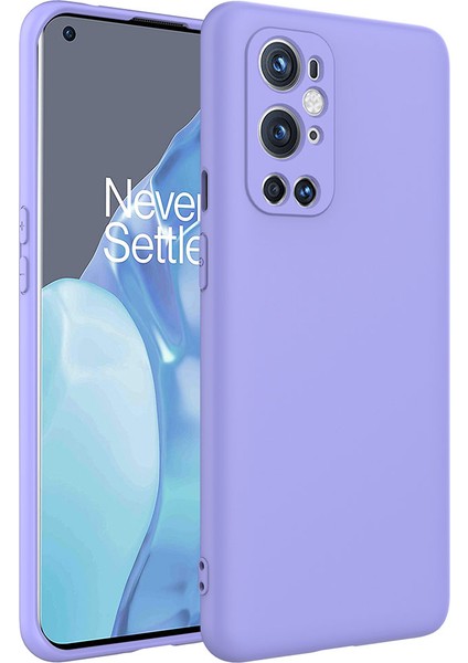 One Plus 9 Pro Kılıf Kadife Iç Yüzey Yumuşak Dokulu Kamera Korumalı Ince Silikon Kapak (Mara)