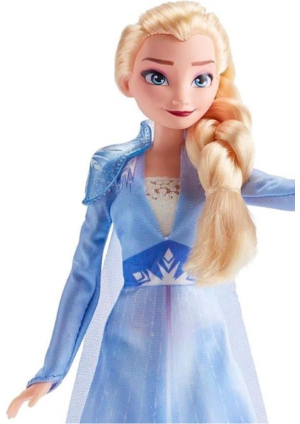 Mor Frozen 2 Elsa Oyuncak Bebek