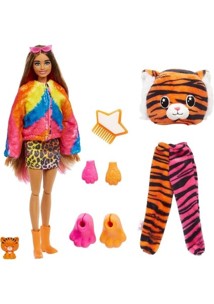 Cutie Reveal Jungle Serisi Oyuncak Bebek Desteği HKP97 - Zebra