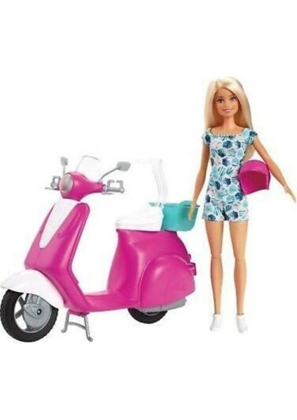 Bebek - Scooter Playset GBK85 Aksesuar Pembe