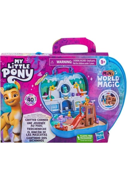 My Little Pony Mini Dünya Sihri Kompakt Tıcı Oyun Seti F3876-F6440 - Critter Corner Hitch Trailb