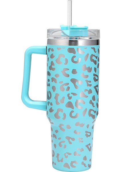 40OZ Kulplu Taşınabilir Araba Bardağı - Mavi (Yurt Dışından)