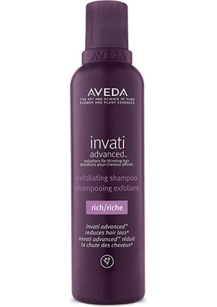 Invati Advanced Ne Karşı Şampuan: Zengin Doku 200ML 018084016824