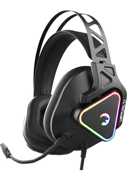 Kizaru 7.1 Siyah Surround Rgb Oyuncu Gaming