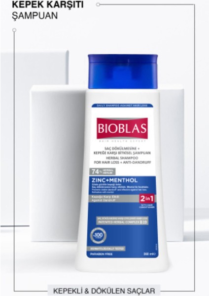 Şampuan 360ML Zinc+Menthol 2in1 Kepeğe Karşı Kremli Şampuan fiyatları