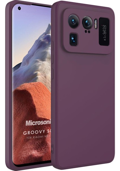 Xiaomi Mi 11 Ultra Kılıf Groovy Soft Mor