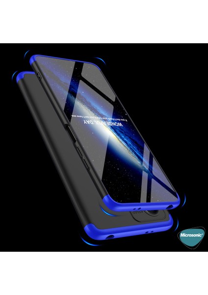 Xiaomi Redmi Note 12 Pro Kılıf Double Dip 360 Protective Mavi