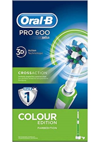 Pro 600 Crossaction Şarjlı Elektrikli Diş Fırçası Pro