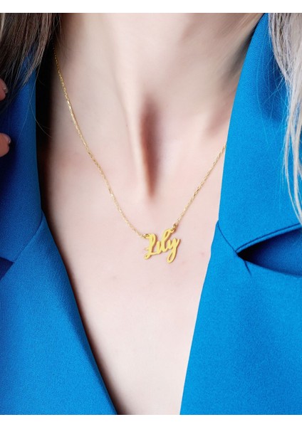 Lily Isimli Kolye 925 Ayar Kadın Gümüş Kolye modelleri