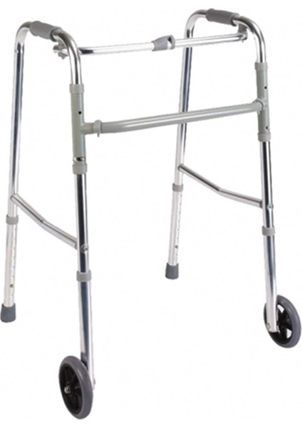 Hareketli Katlanır Tekerlekli Walker- Yürüte