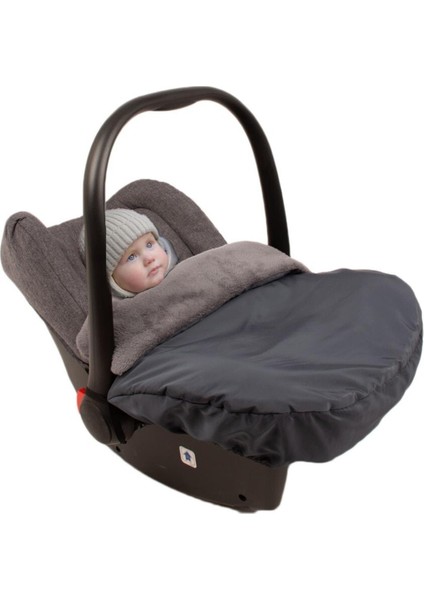 Lacivert Gri Yeni Sezon Lüks Ana Kucağı Battaniyesi