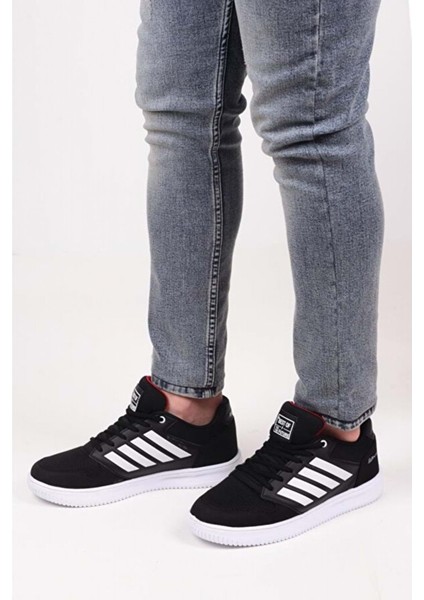 1651 Anatomik Tabanlı Unisex Sneakers Ayakkabı - Nkt01651-Siyah Beyaz-44 modelleri