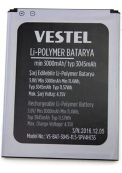 Venüs V3 5580 Batarya Pil