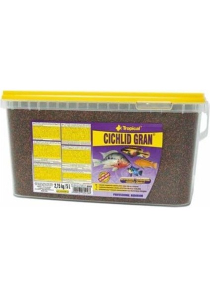 Cichlid Gran Ciklet Balık Yemi 500GR