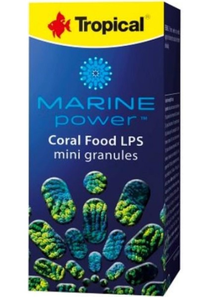 Tuzlusu Balık Yemi 100ML Marine Power Coral Food Lps Mini Granul