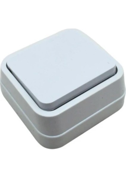 Sıva Üstü 2 Adet Anahtar+ 2 Adet Topraklı Priz+2 Adet Komitatör Beyaz fırsatları