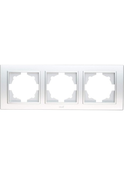 Zena Metalik Gri 3lü Çerçeve Zena