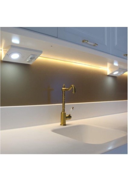 Inteknoloji Mutfak Dolap Altı Tezgah Prizi LED Spot (Beyaz) Işık Rengi Beyaz modelleri