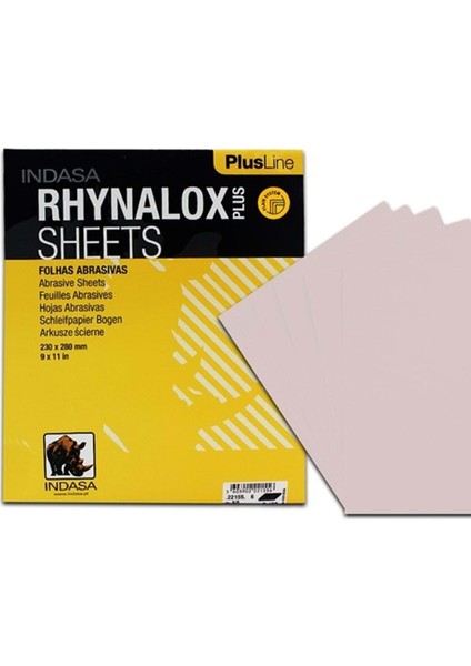Plusline Rhynolox Plus Kuru Tabaka Zımpara (50 Adet) - P240