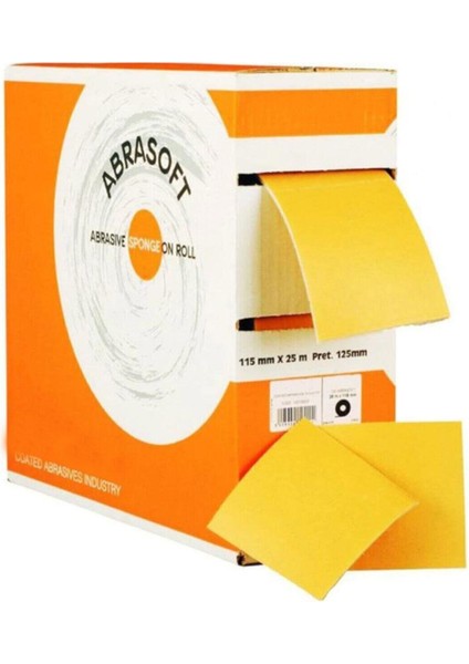 Sünger Rulo Zımpara 115 mm 220 Kum 25 Metre