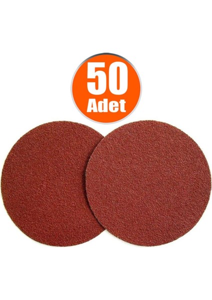 50 Adet Cırt Zımpara Spiral Avuç Taşlama 115 mm (120 Kum)