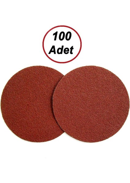 100 Adet 115 mm Yedek Cırt Zımpara (220 Kum)
