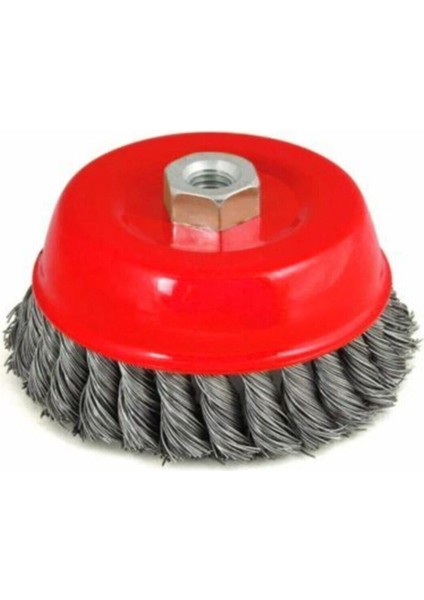 Burgulu Çanak Fırça 75MM