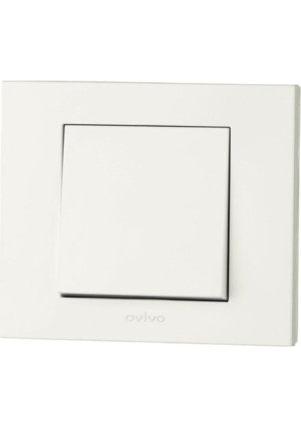 Grano Beyaz Anahtar 220V 10 Amper 4 Prizli Akım Koruma Çerçevesi ile