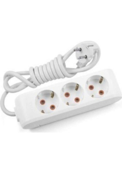 3lü Topraklı Uzatma Kablolu Grup Priz 5m fiyatları