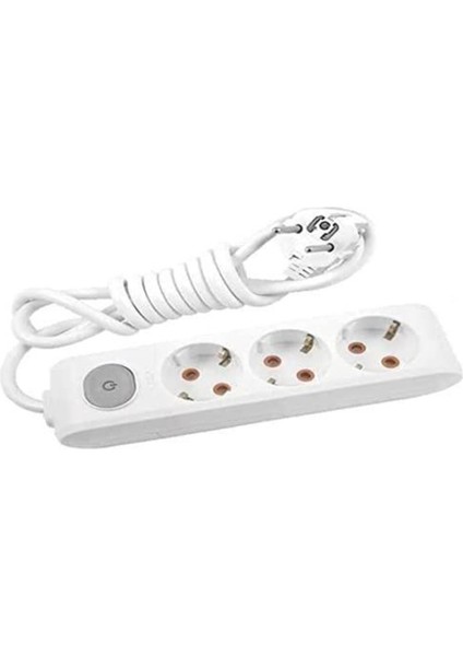 Multi-Let Üçlü Priz Anahtarlı Top Kablolu Ç.k 5 mt