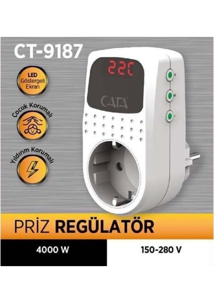 4000W Priz Regülatör CT-9187