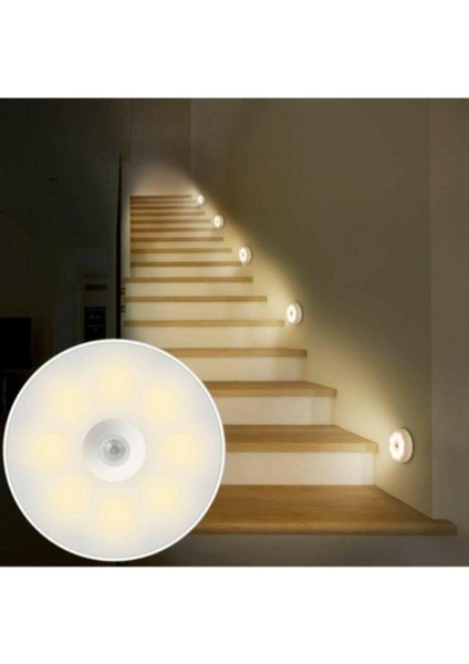 Şarjlı Hareket Sensörlü Mıknatıslı Dolap Içi LED Aydınlatma LED Işık fırsatları