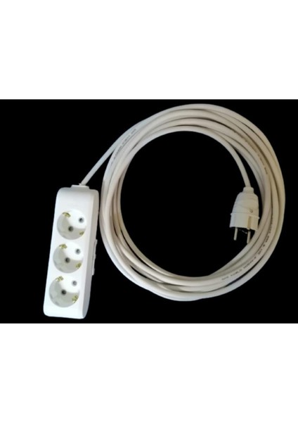 Uzatma Seyyar Kablo 3lü Grup Priz 30 Metre