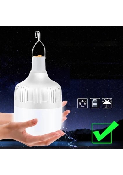 30 Watt 300 Lm Taşınabilir Şarjlı Torch LED Ampul CT-4279