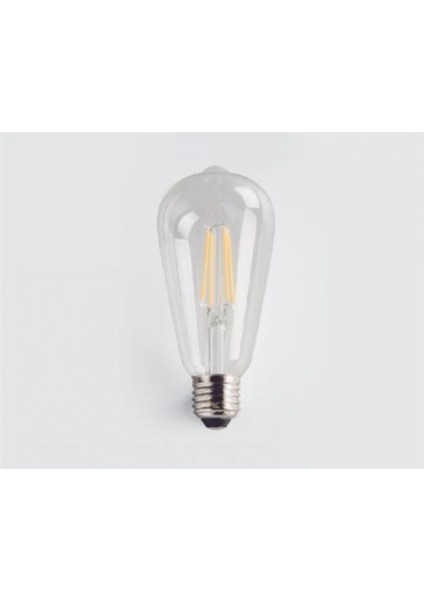 CT-4353 Uzun Flament Rustik LED Ampul 8W ( Beyaz Işık )