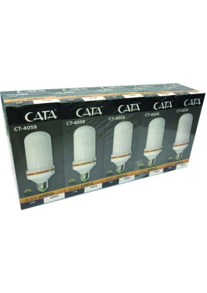 CT-4059 4W Alevli LED Ampul Amber Renk 5 Li Paket Inanılmaz Inanılmaz Kalite